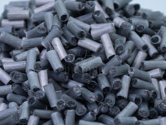 Gray Conductive Plastic Masterbatch 60% Fiber Content for Antistatic Wheels