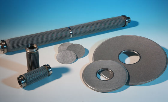 Heatproof D10um Sintered Metal Fiber Felt 78% Porosity for chemical filter