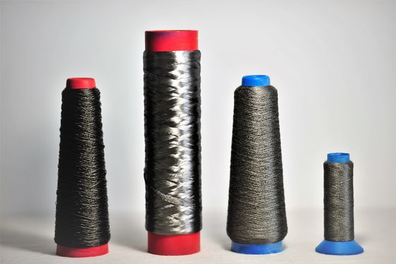 la fibre agglomérée par filament en métal 100f, GV a approuvé l'habillement de torsion cousent le fil