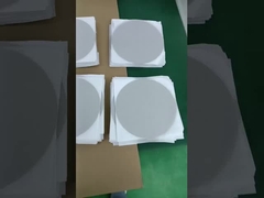 Filtre en fibre de titane de 128 mm de diamètre avec plaquage en platine de 2 μm des deux côtés