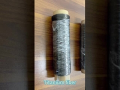 Résistance à la corrosion par conduction ultra fine TA1 Fibre de titane en tant que couche de diffusion de gaz d'anode dans PEM Wa